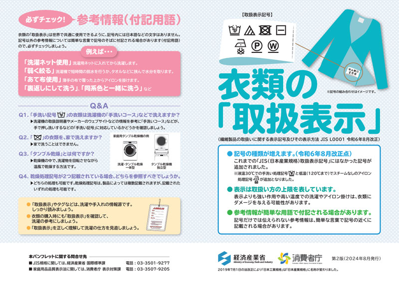 洗濯表示改定
