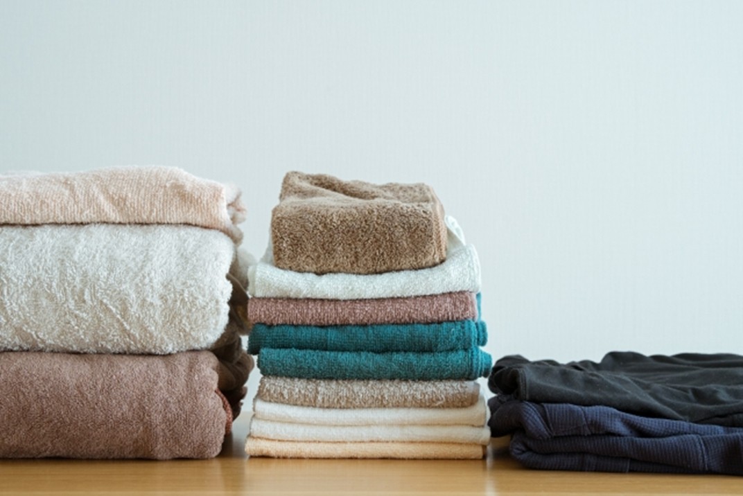 たたまれた洗濯物のイメージ