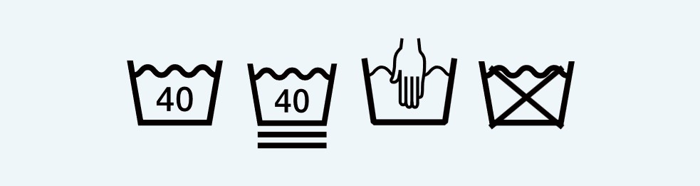 洗濯表示の桶記号