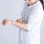 ダニにかまれた